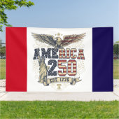 America 250 Anniversary Design Spandoek (Buitenkant)