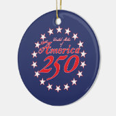 America 250 keramisch ornament (Links)