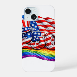 America 250 Pride Vlag iPhone 15 Hoesje