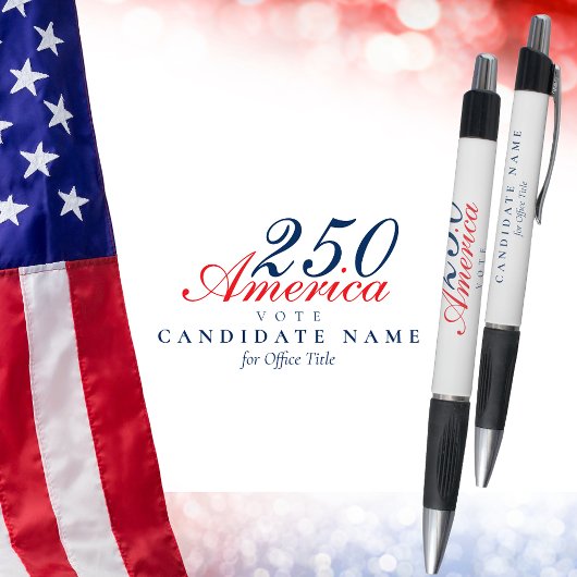 America 250 Semiquincentennial Patriotic Custom Pen