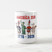 America 250 Silly Geese Funny Patriotic Coffee Mug (Centre)