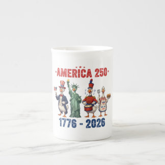 America 250 Silly Geese Funny Patriotic Coffee Mug Porselein Kop