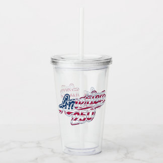 America 250 Vlag Script Semiquincentennial Ontwerp Acryl Drinkbeker