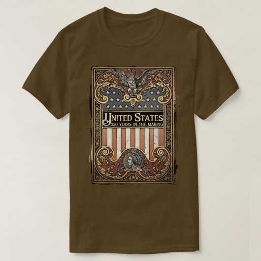 AMERICA 250TH ANNIVERSARY T-SHIRT (Design voorkant)