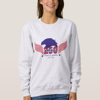 America 250th-Spirit of Freedom-Editable Back Text Trui