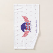 America 250th-Spirit of Freedom- On White (Serviette à main)