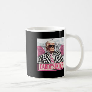 America Back Daddy's Home Grappig Roze Donald Trum Koffiemok
