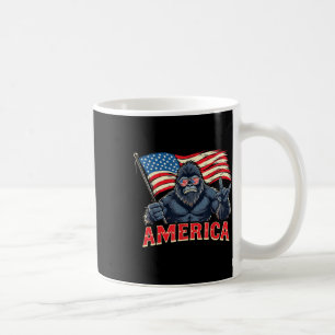 America Bigfoot Sasquatch 4 juli Vlag Rock P Koffiemok