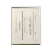 America Crown Certificates-Award Notitieblok (Gedraaid)