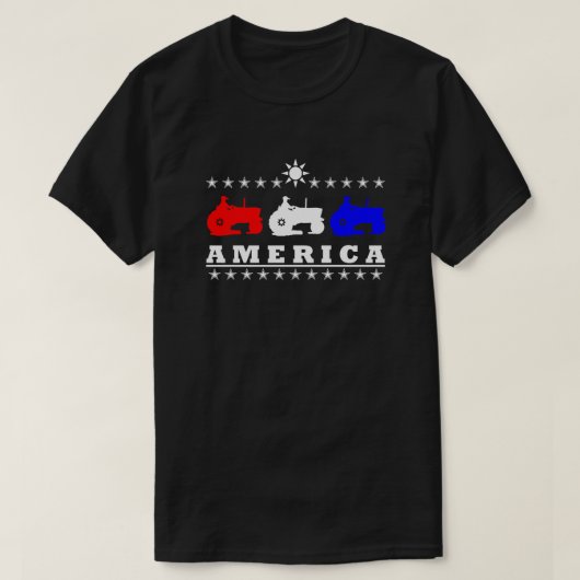 America Farming Tractors T-shirt (Design voorkant)