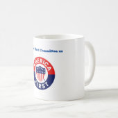 America First Commission Petite Mug de café (Devant droit)