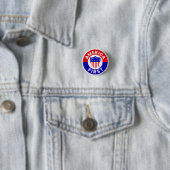 America First Committee Campaign Badge Button (In situ)
