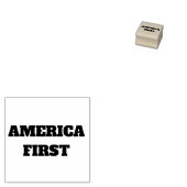 AMERICA FIRST STAMP 	RUBBERSTEMPEL (Gestempeld)