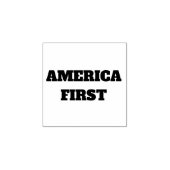 AMERICA FIRST STAMP 	RUBBERSTEMPEL (Afrduk)