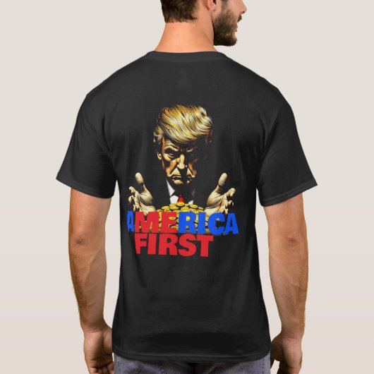 America First T-Shirt (Achterkant)