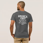 America First T-Shirt (Achterkant volledig)
