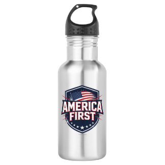 America First - Water Bottle Waterfles