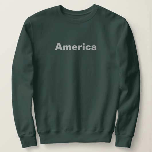 America Green Sweatshirt voor dames (Design voorkant)