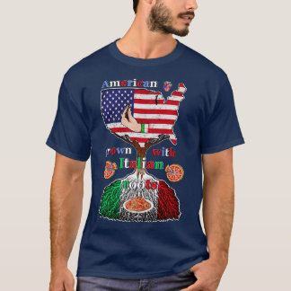 America grown with Italian roots T-shirt