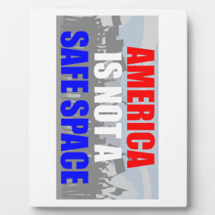 America Is Not A Safe Space Fotoplaat
