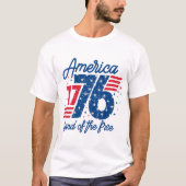 America Land Of The Free T-shirt (Voorkant)