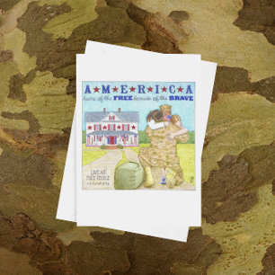 America Memorial Day Kaart