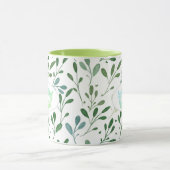 America Pageant Crown Leaf Print Twee Tone Mok (Midden)