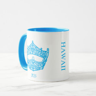 America Pageant Crown Nom personnalisé Mug