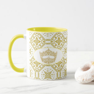 America Pageant Crown Royal Print Twee toon Mok