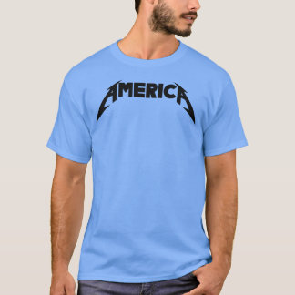 America Rock and Roll geïnspireerd op Amerikaans d T-shirt