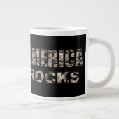 AMERICA ROCKS EXTRA GROTE BEKER (Rechts)