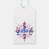 America’s 250th anniversary cadeaulabel (Achterkant)