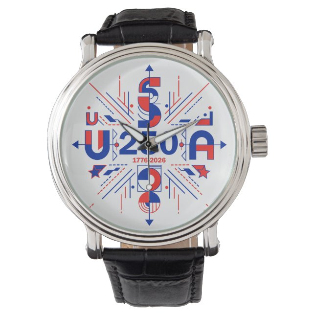 America’s 250th anniversary horloge (Voorkant)