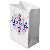 America’s 250th anniversary medium cadeauzakje (Achterkant Gekanteld)