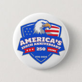 America’s 250th Anniversary Patriotic Eagle Badge (Devant)