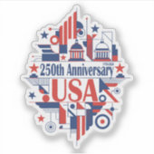 America’s 250th anniversary sticker (Voorkant)