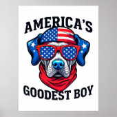 America’s Goodest Boy Dog Poster (Voorkant)