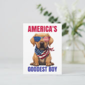 America’s Goodest Labrador Briefkaart (Staand voorkant)