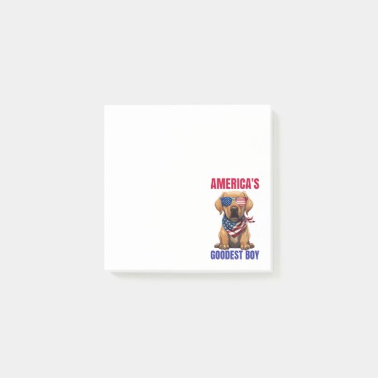 America’s Goodest Labrador Post-it® Notes (Voorkant)
