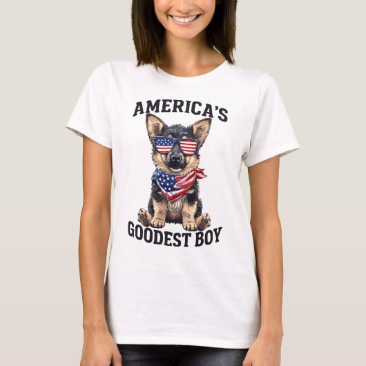 America’s Goodest Shepherd T-shirt (Voorkant)