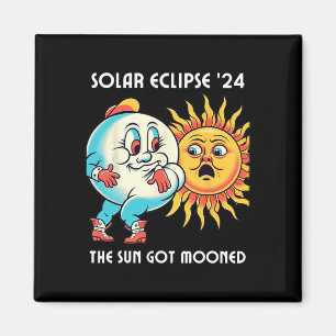 America Solar Eclipse 2024 4.08.24 De Zon Got Moo Magneet
