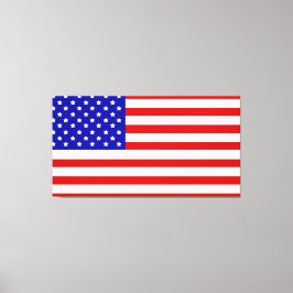 america, the land of proud americans canvas afdruk