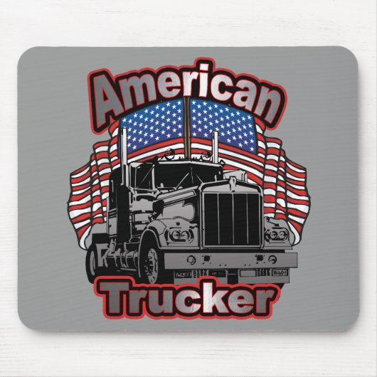 America Trucker Muismat (Voorkant)
