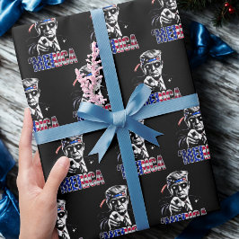 America Trump Amerikaanse vlag Cadeaupapier