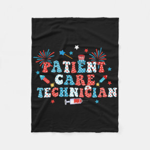 America USA Fireworks Patiëntenzorgtechnicus 4e Fleece Deken