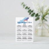 Américain 2015 de calendrier de carte de visite (Debout devant)