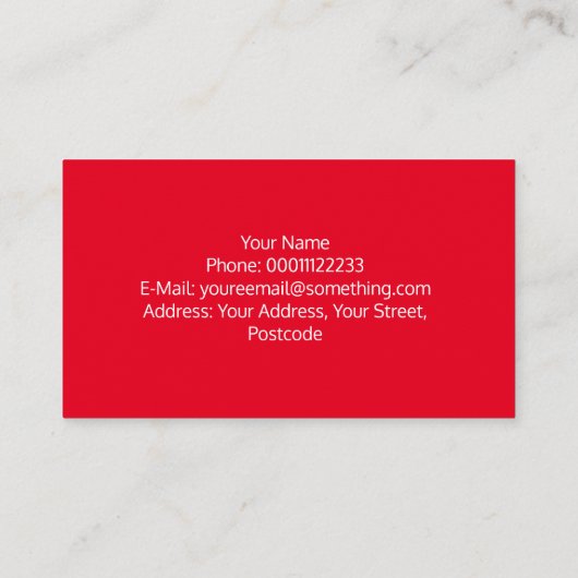 Américain, 8,9 cm x 5,1 cm Carte de visite (Dos)