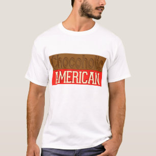 Américain d'accro du chocolat (le T-shirt de