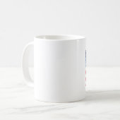 Américain Eagle et tasse de drapeau (Devant gauche)