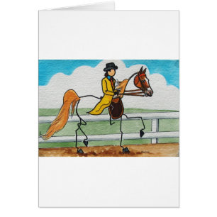 Américain Saddlebred de CHEVAL de BÂTON